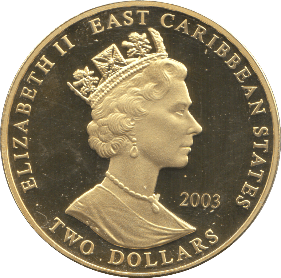 2003 LORD KITCHENER TWO DOLLARS PROOF - WORLD COINS - Cambridgeshire Coins