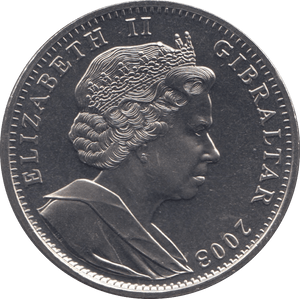 2003 ONE CROWN GIBRALTAR F494 - WORLD COINS - Cambridgeshire Coins