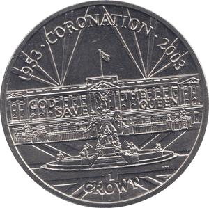 2003 ONE CROWN GIBRALTAR F494 - WORLD COINS - Cambridgeshire Coins