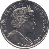 2003 ONE CROWN GIBRALTAR F496 - WORLD COINS - Cambridgeshire Coins