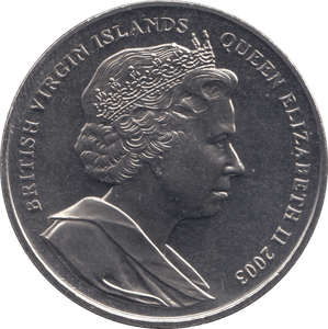 2003 ONE DOLLAR BRITISH VIRGIN ISLANDS F281 - WORLD COINS - Cambridgeshire Coins