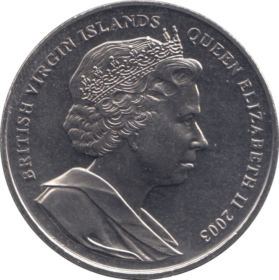 2003 ONE DOLLAR BRITISH VIRGIN ISLANDS F281 - WORLD COINS - Cambridgeshire Coins