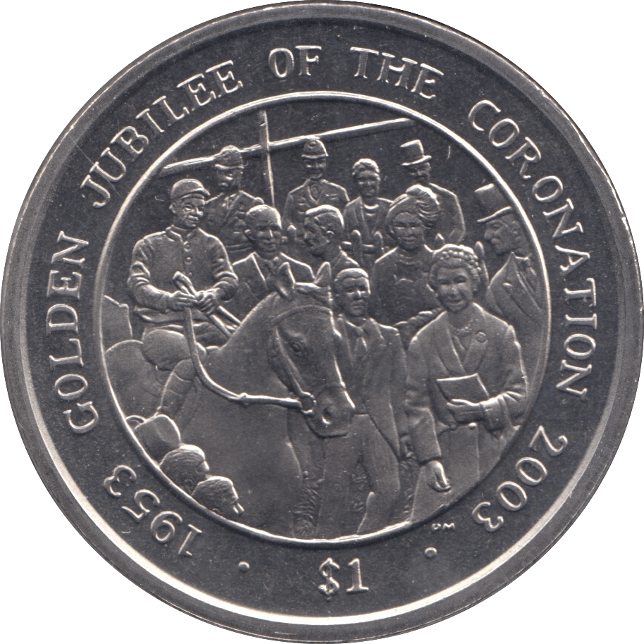 2003 ONE DOLLAR BRITISH VIRGIN ISLANDS F281 - WORLD COINS - Cambridgeshire Coins