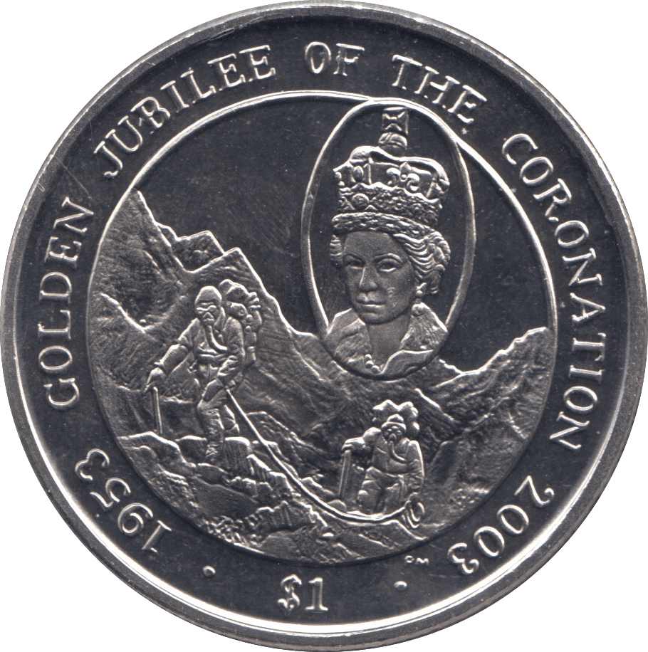 2003 ONE DOLLAR BRITISH VIRGIN ISLANDS F285 - WORLD COINS - Cambridgeshire Coins