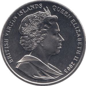 2003 ONE DOLLAR BRITISH VIRGIN ISLANDS F285 - WORLD COINS - Cambridgeshire Coins