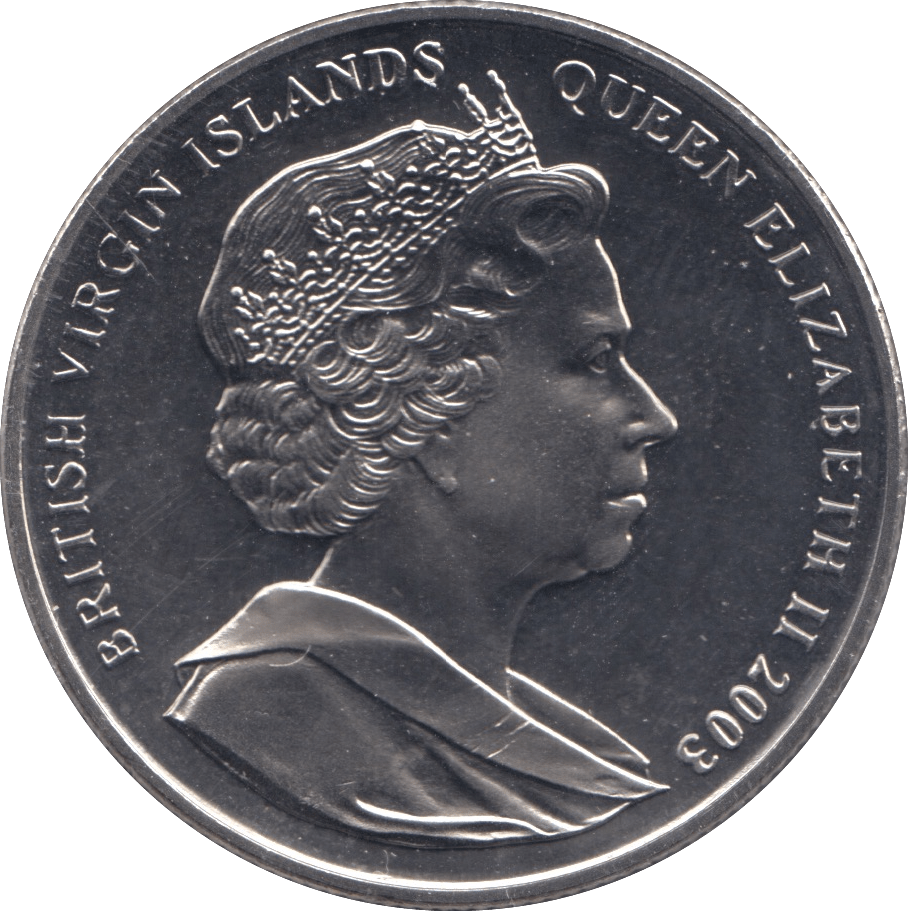 2003 ONE DOLLAR BRITISH VIRGIN ISLANDS F285 - WORLD COINS - Cambridgeshire Coins