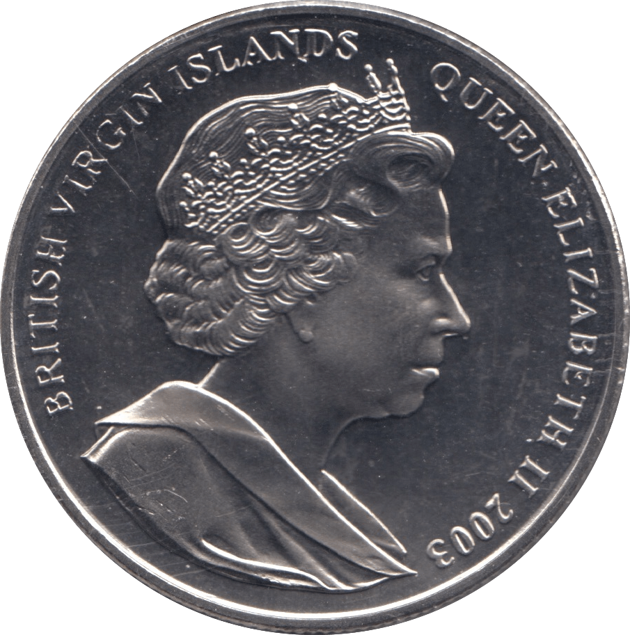 2003 ONE DOLLAR BRITISH VIRGIN ISLANDS F286 - WORLD COINS - Cambridgeshire Coins