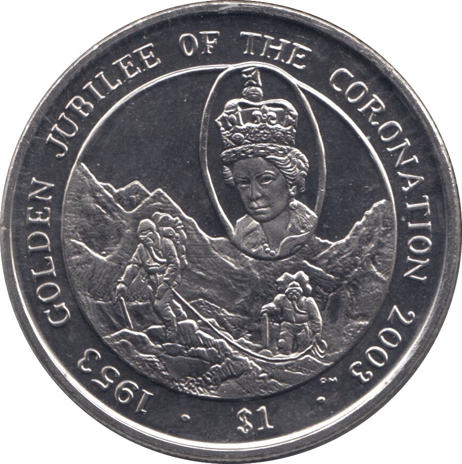 2003 ONE DOLLAR BRITISH VIRGIN ISLANDS F286 - WORLD COINS - Cambridgeshire Coins