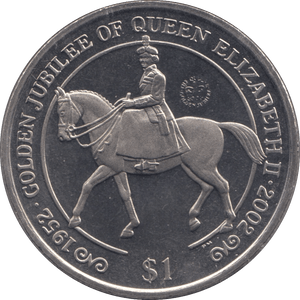 2003 ONE DOLLAR BRITISH VIRGIN ISLANDS F287 - WORLD COINS - Cambridgeshire Coins