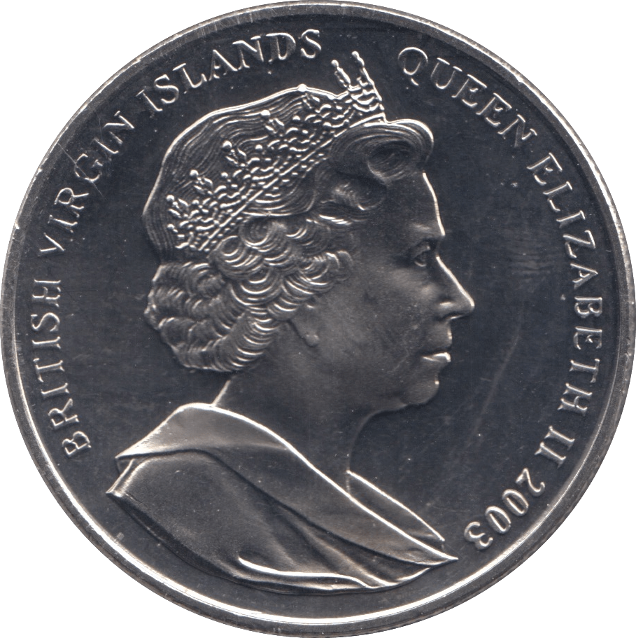 2003 ONE DOLLAR BRITISH VIRGIN ISLANDS F361 - WORLD COINS - Cambridgeshire Coins