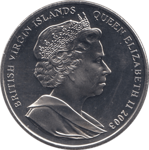 2003 ONE DOLLAR BRITISH VIRGIN ISLANDS F397 - WORLD COINS - Cambridgeshire Coins
