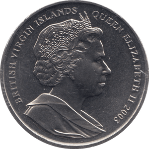 2003 ONE DOLLAR BRITISH VIRGIN ISLANDS F510 - WORLD COINS - Cambridgeshire Coins