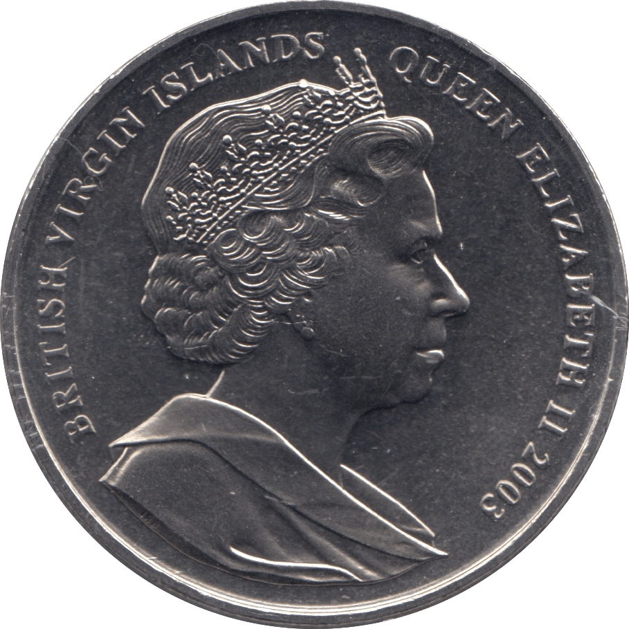 2003 ONE DOLLAR BRITISH VIRGIN ISLANDS F510 - WORLD COINS - Cambridgeshire Coins