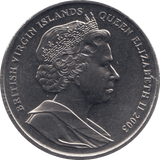 2003 ONE DOLLAR BRITISH VIRGIN ISLANDS F510 - WORLD COINS - Cambridgeshire Coins