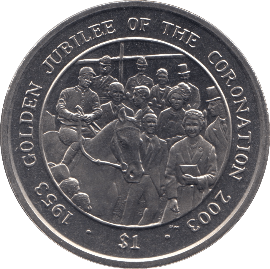 2003 ONE DOLLAR BRITISH VIRGIN ISLANDS F510 - WORLD COINS - Cambridgeshire Coins