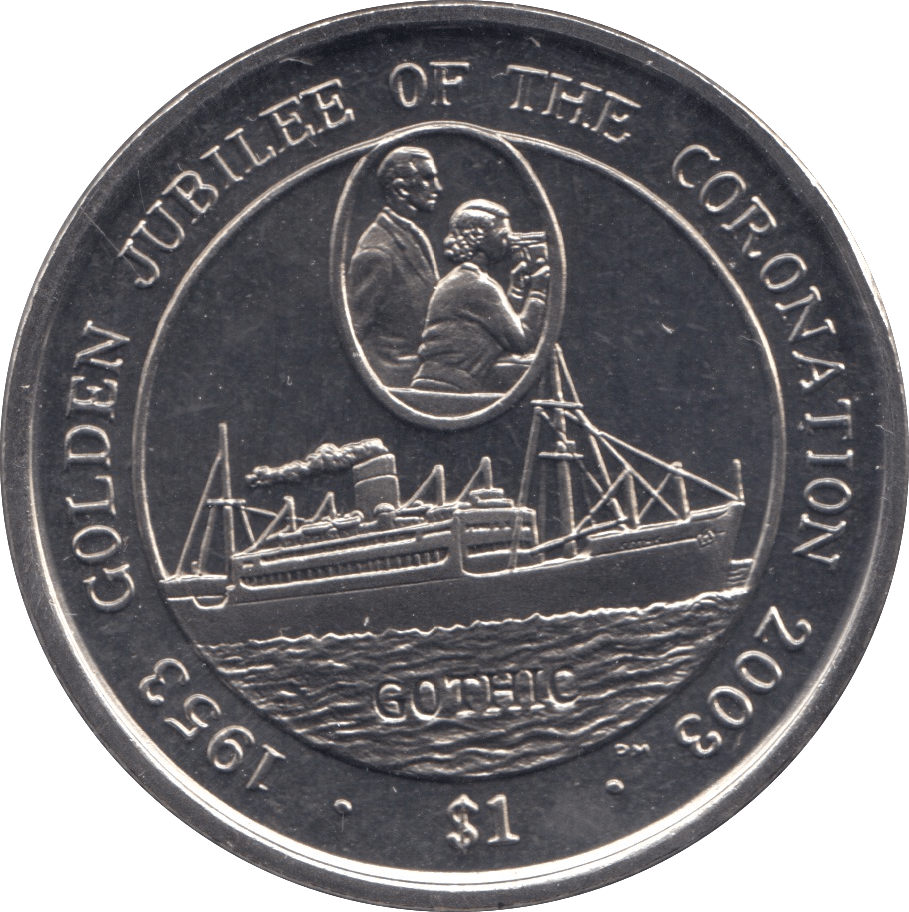 2003 ONE DOLLAR BRITISH VIRGIN ISLANDS F534 - WORLD COINS - Cambridgeshire Coins
