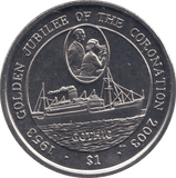 2003 ONE DOLLAR BRITISH VIRGIN ISLANDS F534 - WORLD COINS - Cambridgeshire Coins