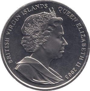 2003 ONE DOLLAR BRITISH VIRGIN ISLANDS F534 - WORLD COINS - Cambridgeshire Coins
