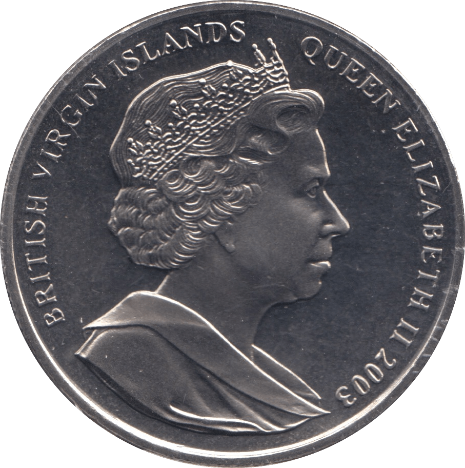 2003 ONE DOLLAR BRITISH VIRGIN ISLANDS F534 - WORLD COINS - Cambridgeshire Coins