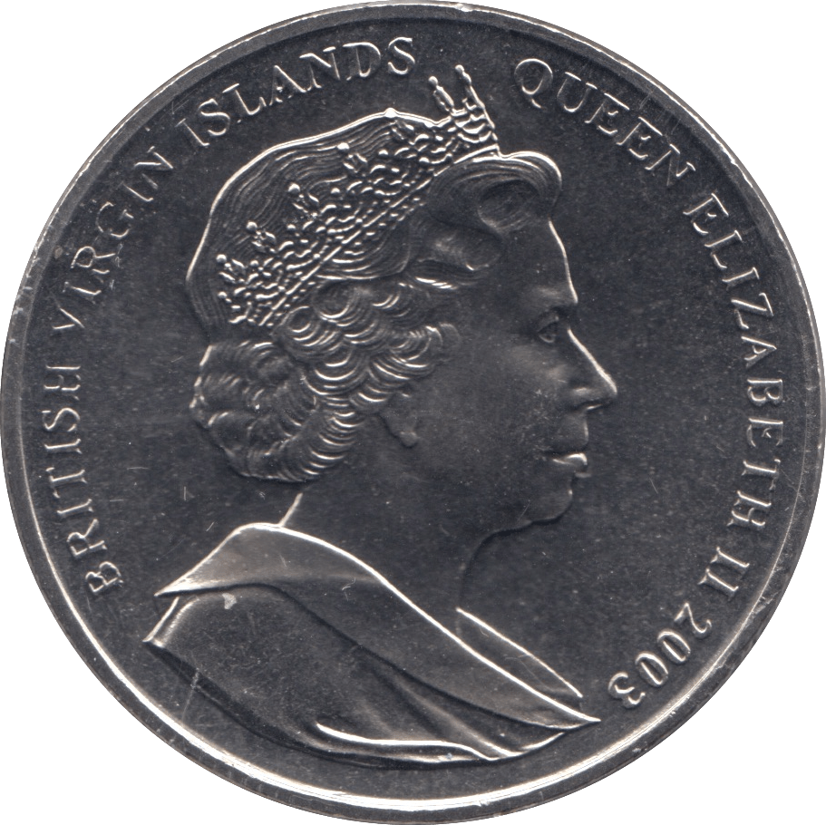 2003 ONE DOLLAR BRITISH VIRGIN ISLANDS F547 - WORLD COINS - Cambridgeshire Coins