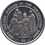 2003 ONE DOLLAR SIERRA LEONE F301 - WORLD COINS - Cambridgeshire Coins