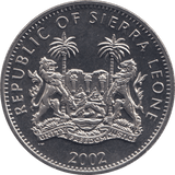 2003 ONE DOLLAR SIERRA LEONE F302 - WORLD COINS - Cambridgeshire Coins