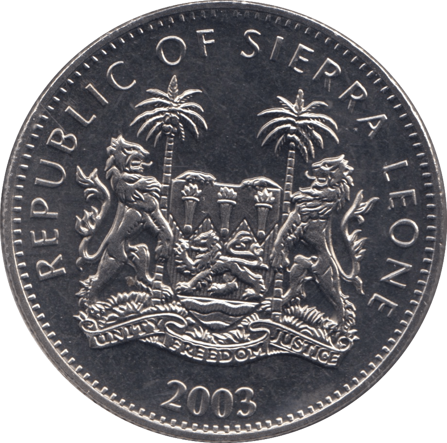 2003 ONE DOLLAR SIERRA LEONE F355 - WORLD COINS - Cambridgeshire Coins