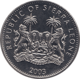 2003 ONE DOLLAR SIERRA LEONE F355 - WORLD COINS - Cambridgeshire Coins