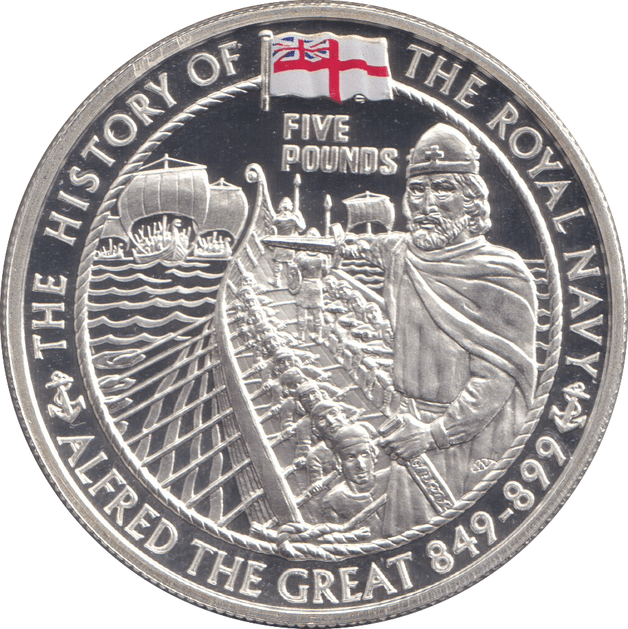 2003 PROOF SILVER FIVE POUNDS - ALFRED THE GREAT - Silver Proof - Cambridgeshire Coins