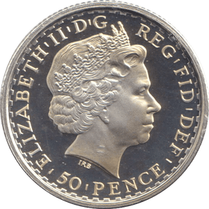 2003 SILVER 1/4 OZ BRITANNIA 50 PENCE - SILVER WORLD COINS - Cambridgeshire Coins