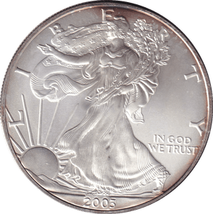 2003 SILVER LIBERTY DOLLAR USA - SILVER WORLD COINS - Cambridgeshire Coins