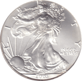 2003 SILVER LIBERTY ONE DOLLAR USA - SILVER WORLD COINS - Cambridgeshire Coins