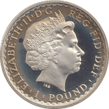 2003 SILVER PROOF 1/2 OZ BRITANNIA ONE POUND - SILVER WORLD COINS - Cambridgeshire Coins