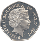 2003 SILVER PROOF 50P CORONATION JUBILEE - 50P Silver Proof - Cambridgeshire Coins