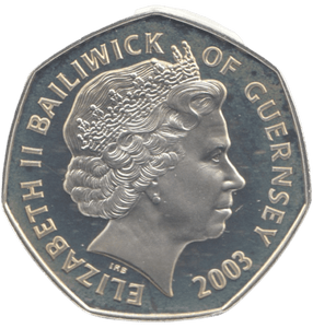 2003 SILVER PROOF 50P CORONATION JUBILEE - 50P Silver Proof - Cambridgeshire Coins