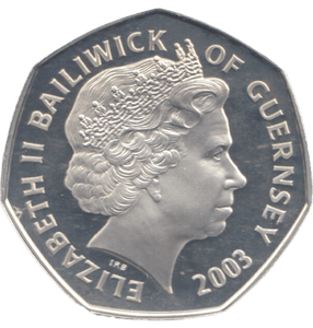 2003 SILVER PROOF 50P CORONATION JUBILEE - 50P Silver Proof - Cambridgeshire Coins