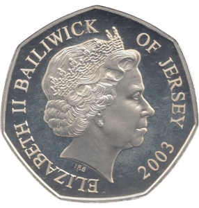 2003 SILVER PROOF 50P CORONATION JUBILEE - 50P Silver Proof - Cambridgeshire Coins