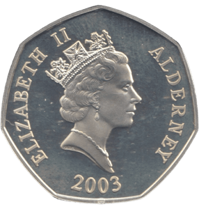 2003 SILVER PROOF 50P CORONATION JUBILEE - 50P Silver Proof - Cambridgeshire Coins