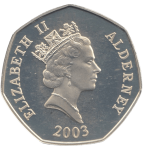2003 SILVER PROOF 50P CORONATION JUBILEE - 50P Silver Proof - Cambridgeshire Coins
