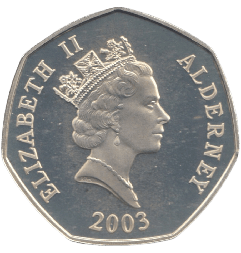 2003 SILVER PROOF 50P CORONATION JUBILEE - 50P Silver Proof - Cambridgeshire Coins