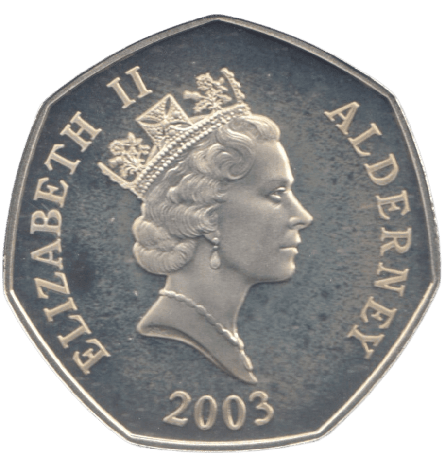 2003 SILVER PROOF 50P CORONATION JUBILEE - 50P Silver Proof - Cambridgeshire Coins