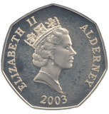 2003 SILVER PROOF 50P CORONATION JUBILEE - 50P Silver Proof - Cambridgeshire Coins