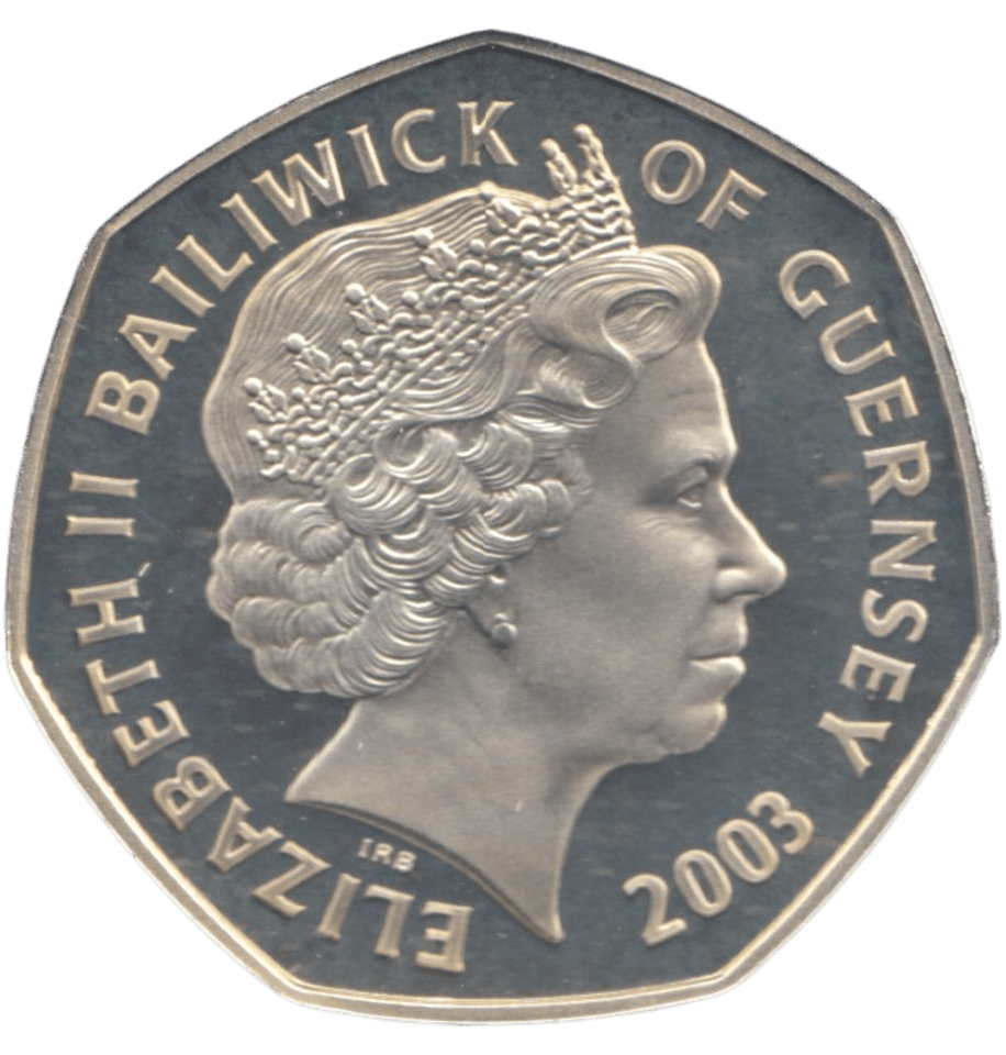 2003 SILVER PROOF 50P CORONATION JUBILEE - 50P Silver Proof - Cambridgeshire Coins
