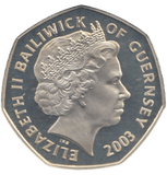 2003 SILVER PROOF 50P CORONATION JUBILEE - 50P Silver Proof - Cambridgeshire Coins