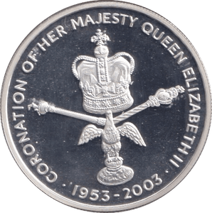 2003 SILVER PROOF 50P - SILVER WORLD COINS - Cambridgeshire Coins