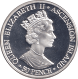 2003 SILVER PROOF 50P - SILVER WORLD COINS - Cambridgeshire Coins
