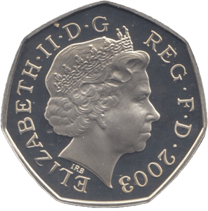 2003 SILVER PROOF FIFTY PENCE SUFFRAGETTE - SILVER WORLD COINS - Cambridgeshire Coins