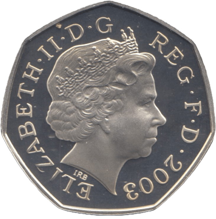 2003 SILVER PROOF FIFTY PENCE SUFFRAGETTE - SILVER WORLD COINS - Cambridgeshire Coins