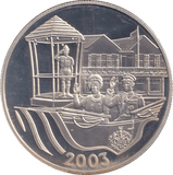 2003 SILVER PROOF FIVE DOLLAR BERMUDA - SILVER WORLD COINS - Cambridgeshire Coins