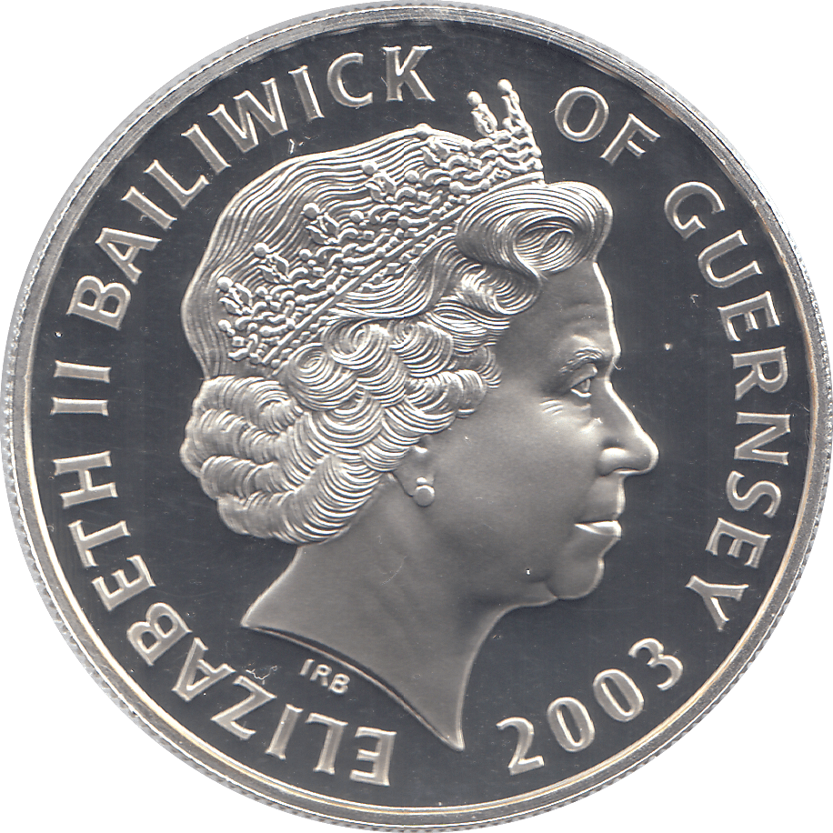 2003 SILVER PROOF FIVE POUNDS 21ST. BDAY PRINCE WILLIAM - Silver Proof - Cambridgeshire Coins